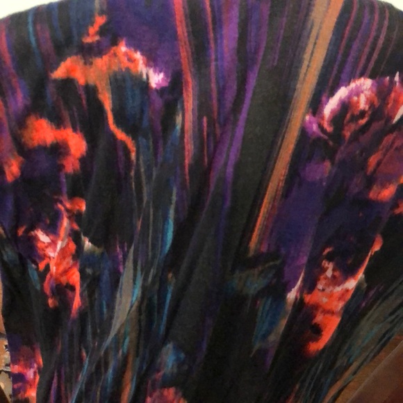 2b BEBE Black & FLORAL maxi dress-still available! - Picture 5 of 5